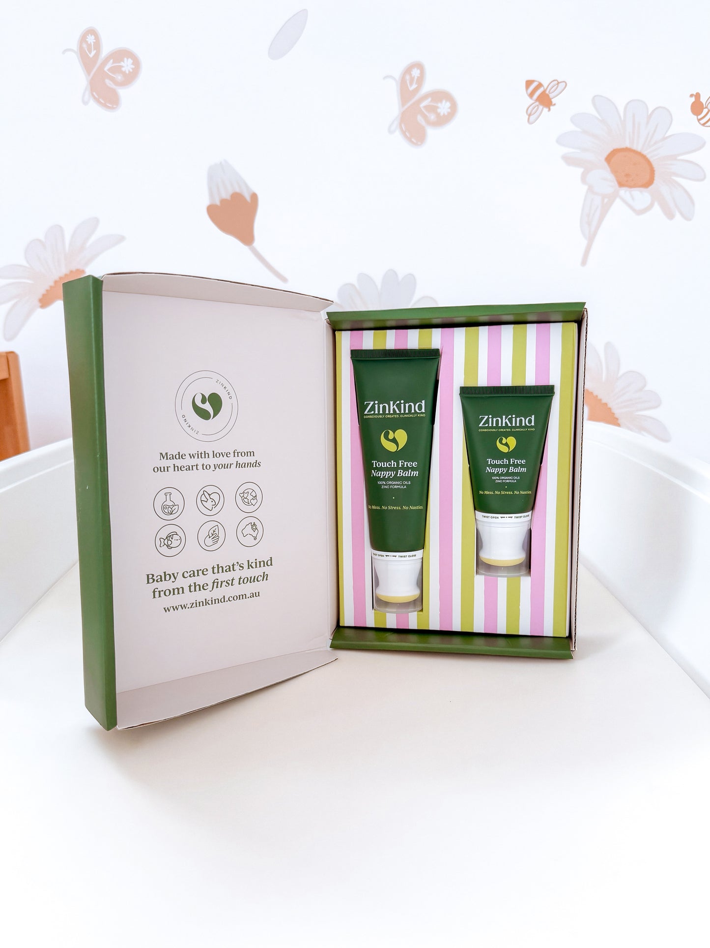Touch Free Nappy Balm Duo Kit 